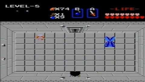 The Legend of Zelda (NES) Walkthrough - Level 8 (The Lion)