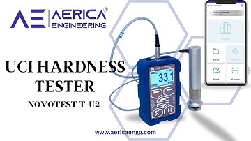 UCI Hardness Tester NOVOTEST T-U2: Best Testing Tool by Aerica Engineering #UCIHardnessTester