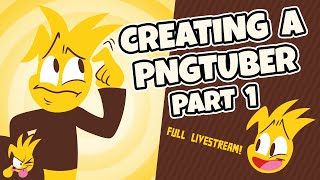 Creating a PNGTuber in Veadotube Mini Part 1 - Full livestream