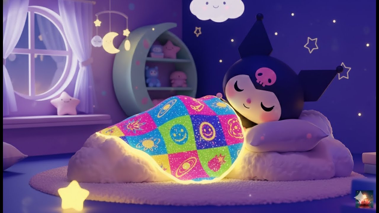 Magical Night Lullaby ☁️ Deep Sleep Music for Kids & Babies (Starry Night)
