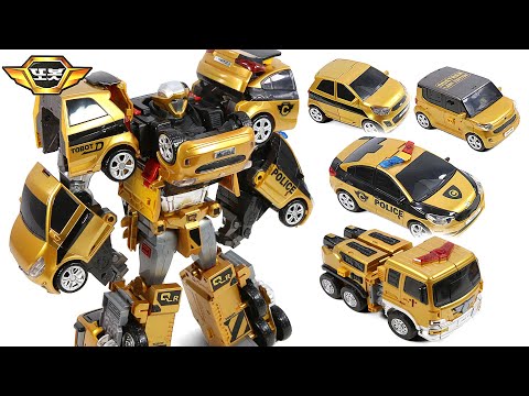 Transformation Car ToBot LastEdition Gold QuaTran 4 Vehicles Assemble