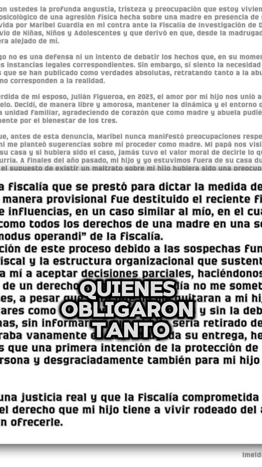 ? LO ÚLTIMO: Destituyen a Fiscal relacionado en el caso de #MaribelGuardia contra #ImeldaTuñón ?
