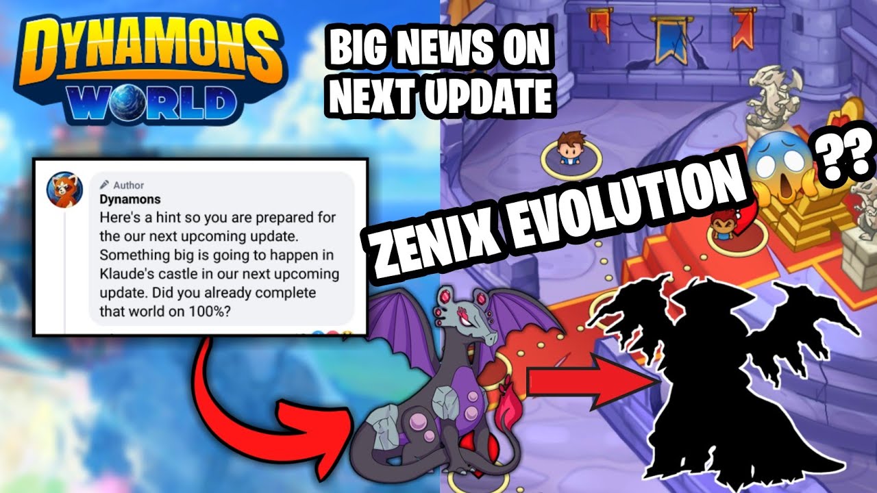 Dynamons World Big News😱 Zenix evolution? Dynamons World 1.6.44