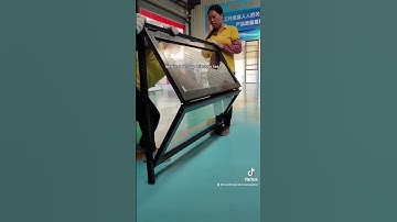 How to test the vertical folding window?#custom #test #windows #doors #modern #popular#aluminium#usa