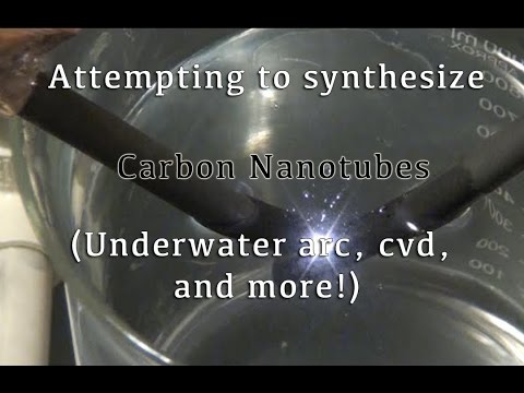 Carbon nanotube synthesis experiments