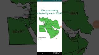Was your country affected by war in 2026? #shorts #mapping #map #countryballs #mapper #history