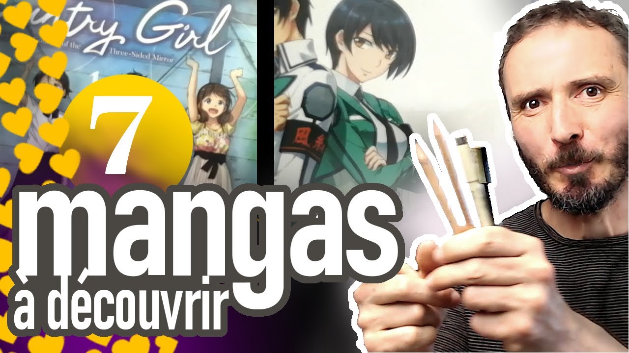 Je DECOUVRE et REDESSINE 10 mangas 🤪😱 (pour FILLES ?? ) - YouTube