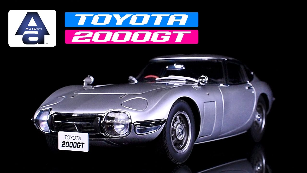 1967 Toyota 2000GT RHD (Right Hand Drive) Silver Metallic 1/18