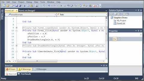 Visual Basic Tutorial - 166 - Animating Graphics
