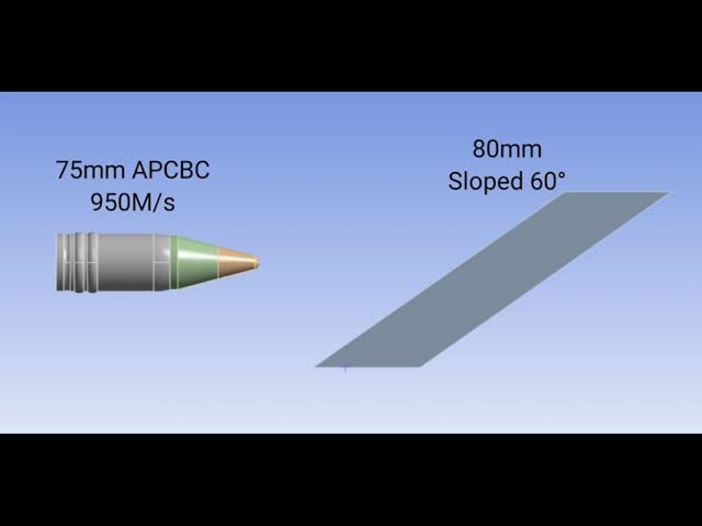 800 mm Schwerer Gustav shell Vs Reinforced Concrete Building #Unrealistic  Simulation 