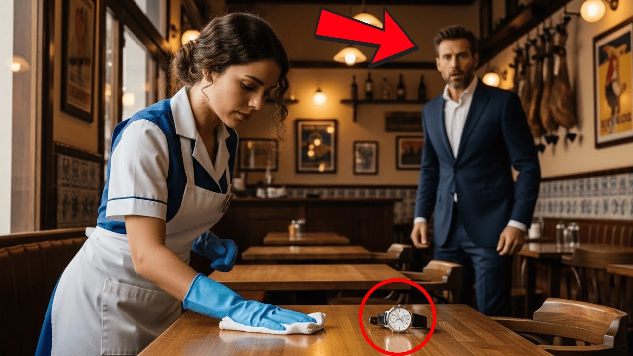 El Millonario “Olvidó” su Reloj de Lujo… Pero la Reacción de la Camarera lo Cambió Todo