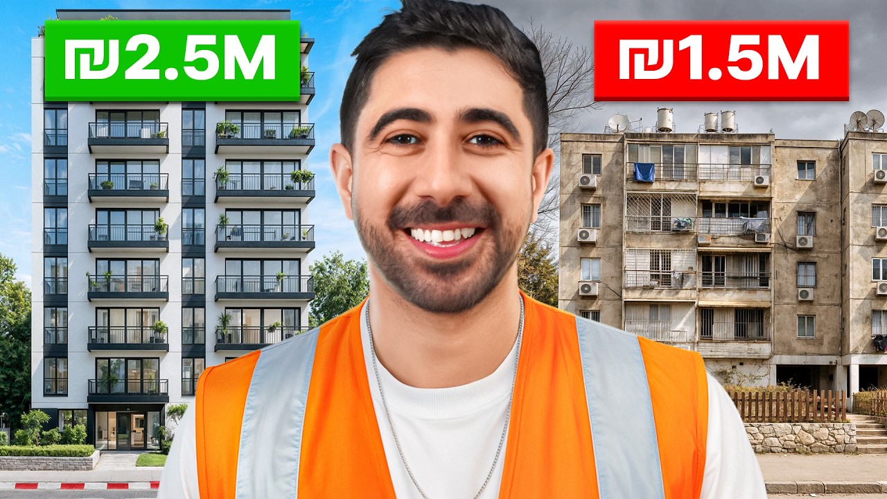 הופך דירה ישנה לדירה בשווי 2.5 מיליון ש"ח (לפני ואחרי)