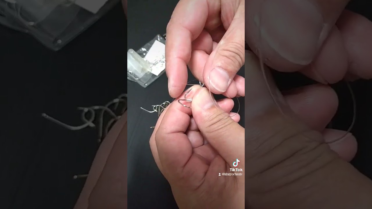 イセエビ釣りの仕掛け作り