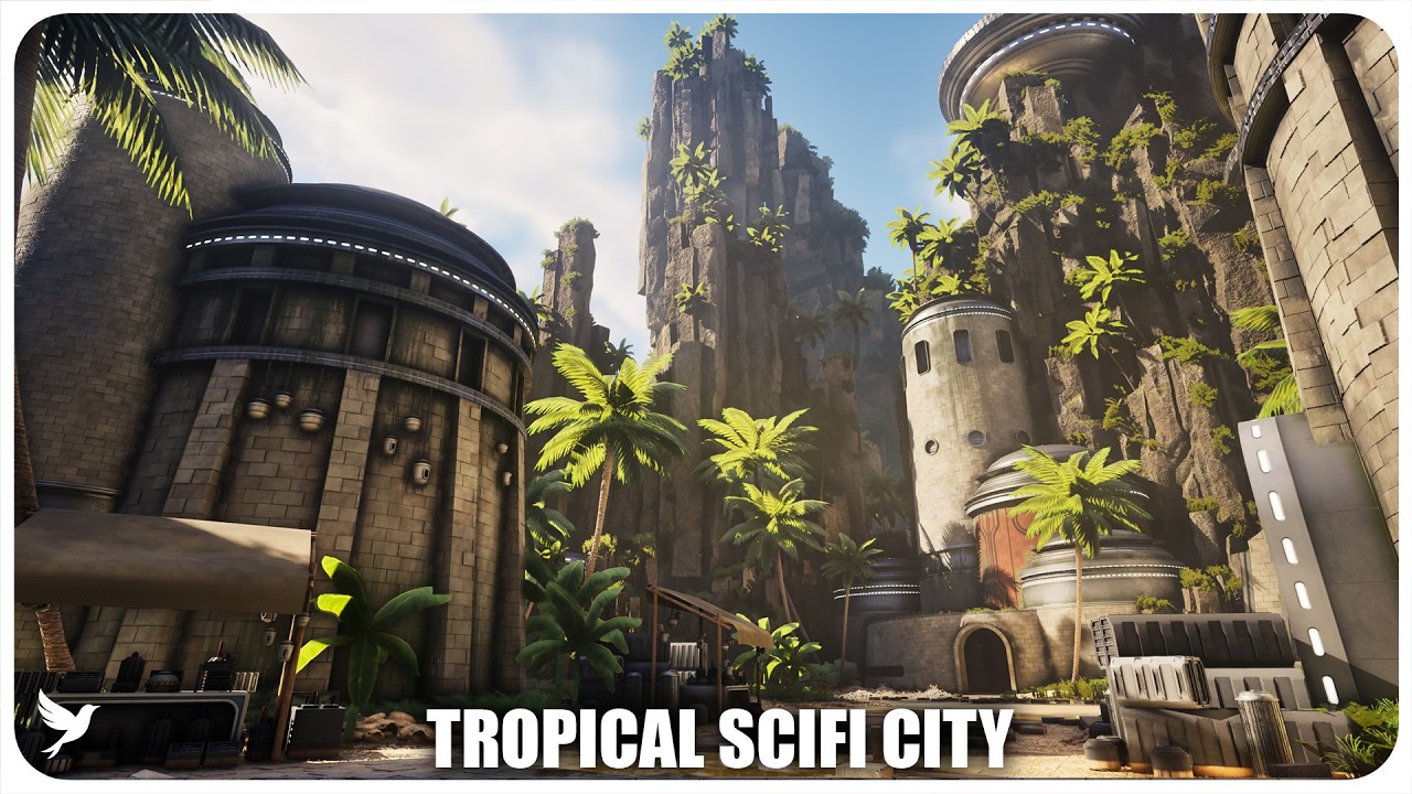 Tropical Science Fiction City (FAB Professional License Key) preview 1