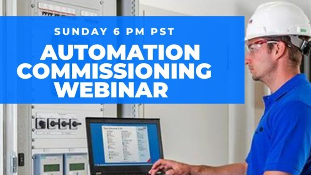 Automation (PLC, DCS ,SCADA) Commissioning Training Webinar with Certificate