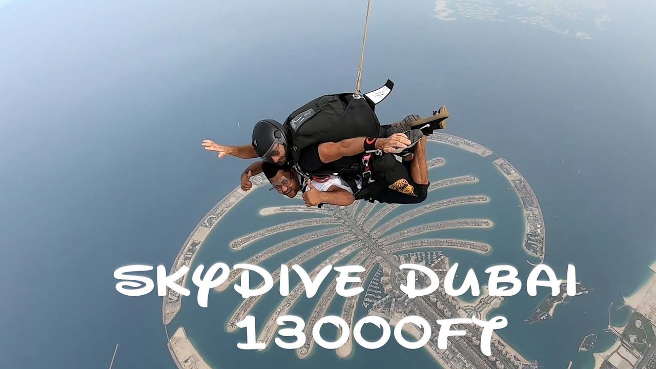 SKYDIVE DUBAI | LIFETIME EXPERIENCE | 13000FT | Dangerous  | First Skydive Experience | 07052021