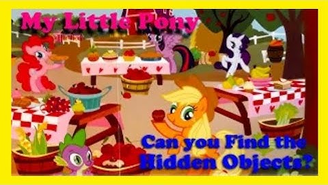 My Little Pony Hidden objects, Can You Find Them All?@angelfun360