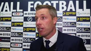 Lions boss reacts to the 2-0 win over Birmingham