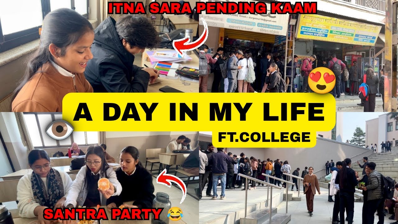 A Day In My Life 😍👁️ | College Life 🏫 | Vlog 04 - YouTube