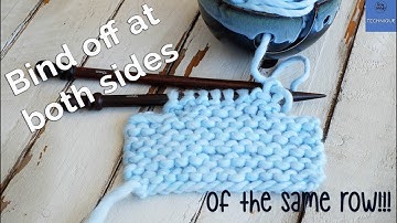 Bind off at both sides of the same row: Armhole knitting tip - So Woolly