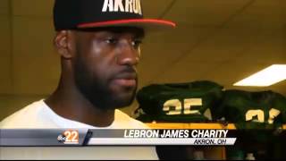 LeBron James Returns to Akron to Give Back