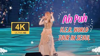 [4K] 240303 Ah Puh - H.E.R. World Tour in Seoul