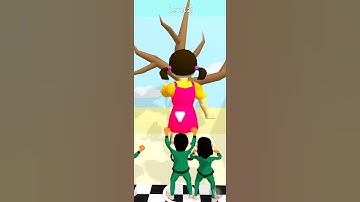 🔶 Squid Game K-Run 3D lv 21 🎀 New Update All Levels Gameplay Walkthrough