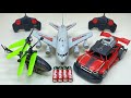 Radio Control RC Flying Helicopter with Rechargeable  RC Light Car and Airplane Unboxing &amp; Testing 😍