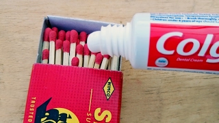 DIY Colgate Toothpaste & Matchsticks Life Hacks | Awesome Matches Box tricks | Simple Tricks Hacks