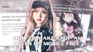 【FREE】HOW TO MAKE KPOP AI COVER ON PHONE screenshot 3