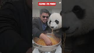 🎬 Title:Feeding a Cute Panda 🐼❤️ | Viral AI Animal Video | Adorable Panda #shorts #ytshorts