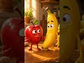 Episode 1. Fresh &amp; New 🍎🍌 | Apple Meets Banana | Pixar-Style Short