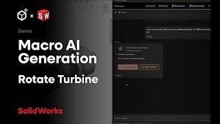 Demo Macro - Rotate Turbine - Solidworks
