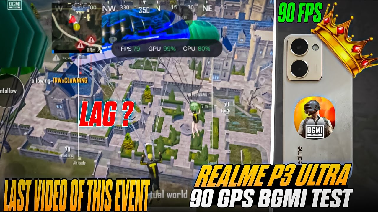 Realme P3 Ultra - 90 FPS BGMI Test, Heating & Battery Test | Honest Review 