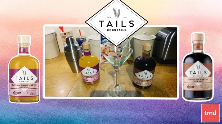 Doing The Ice Shake Pour Challenge Tails Espresso Martini Cocktail Made At Home