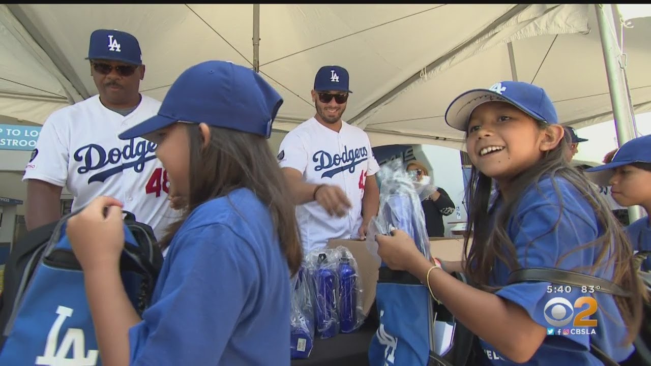Dodgers Give Back With Play Ball Youth Clinic