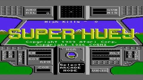 Super Huey UH-IX - Atari 7800