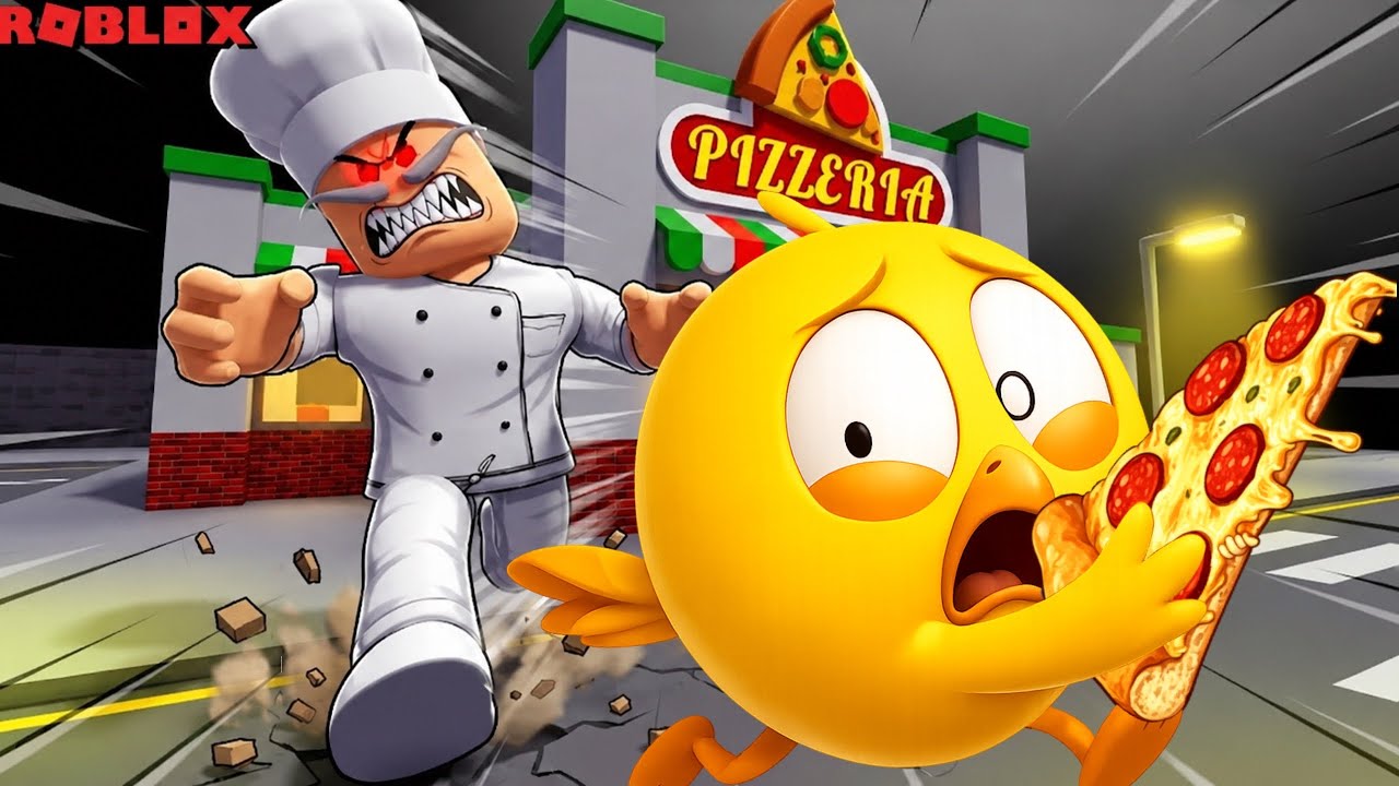 Chicky Plays : ESCAPES PAPA PIZZA'S PIZZERIA! - Where's Chicky