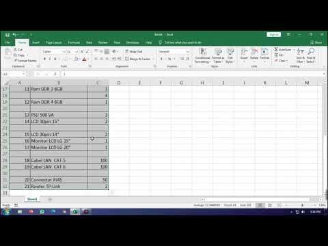 Video: Cara Membuang Sifar Di Excel