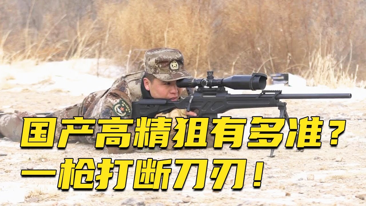 中国新一代高精度狙击步枪能打多准？超远距离一枪劈开刀刃！20250117 | 军迷天下