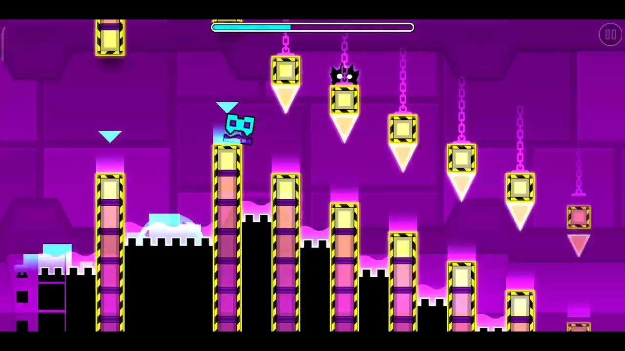 Geometry Dash MeltDown lvl 3 all coins! - YouTube