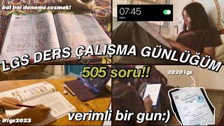 Lgs Ders Çalişma Günlüğüm 505 Soru Bol Bol Deneme Çözme Şubat Ayı Örnek Soruları 