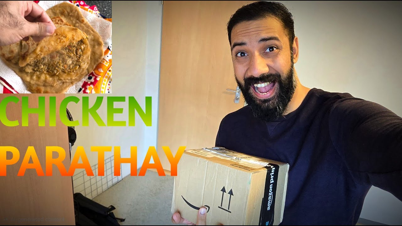 Itni Khushi Amazon Package ki? || Germany Mein Ghar K Chicken Parathay || Wallet Bhool Gaya 😟😟