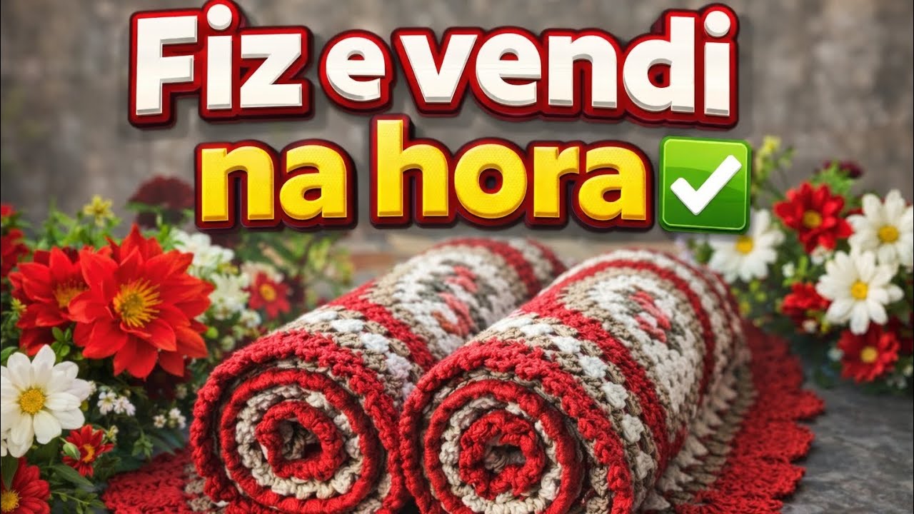 Tapete tendência 2026 ✨ Já fiz e vendi na hora!