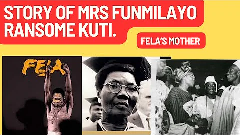 The Story Of Fela's Mother - Mrs Fummilayo Ransome Kuti || First Woman to Drive Car in Nigeria
