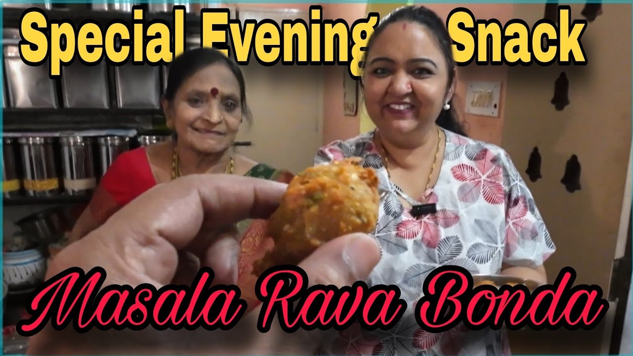 Masala Rava Bonda Davangere Style | Step by step Recipe Guide | Expert Cooking evening snack tips |