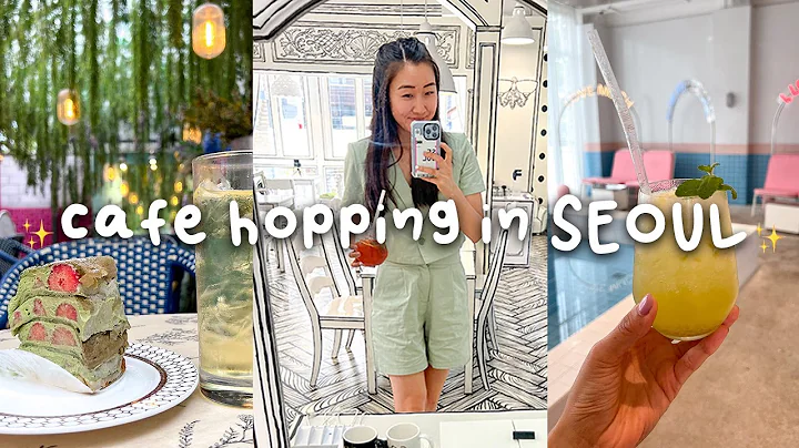 Korea Travel Vlog: Cafe Hopping in Seoul vlog  iks...