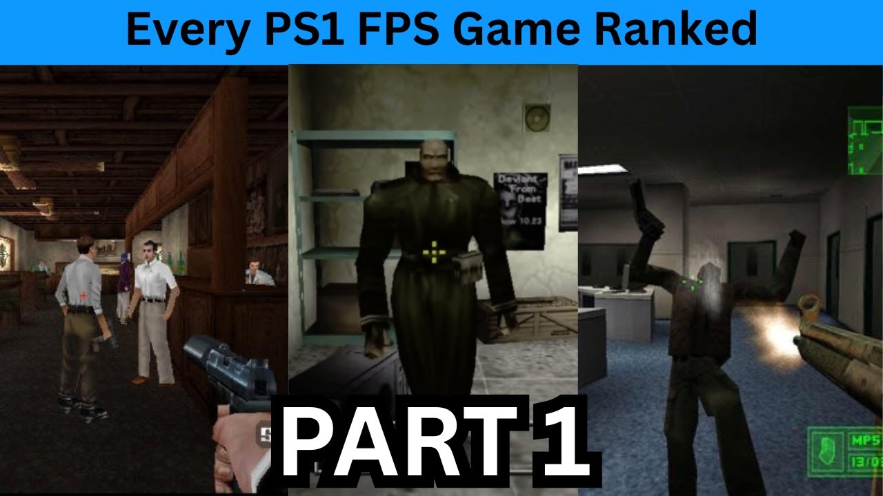 Все игры жанра FPS для PS1: от худшего к лучшему. Часть 1 (с 40 по 21)