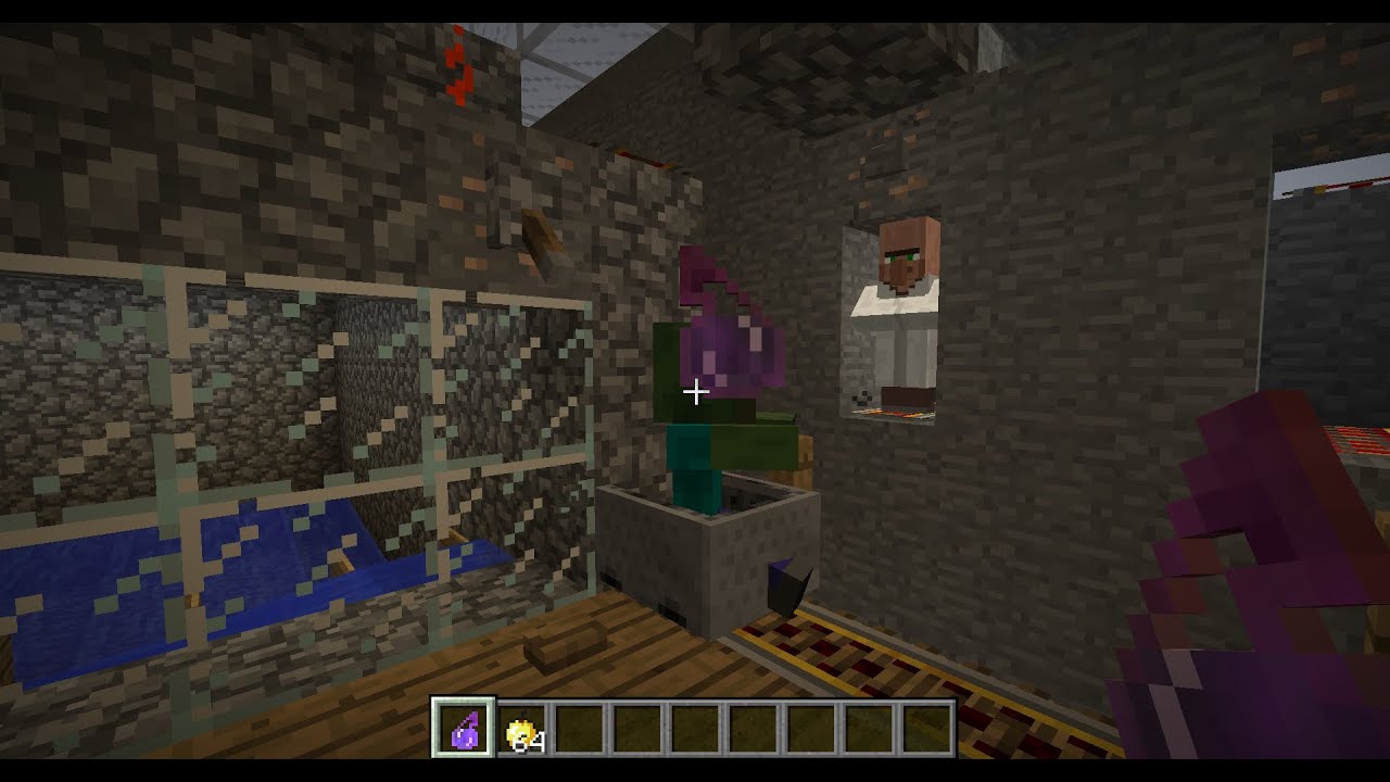 Zombie Villager Rehabilitation Facility - Emerald Factory - YouTube