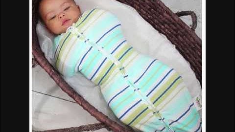 Demo of the Woombie Baby Swaddle